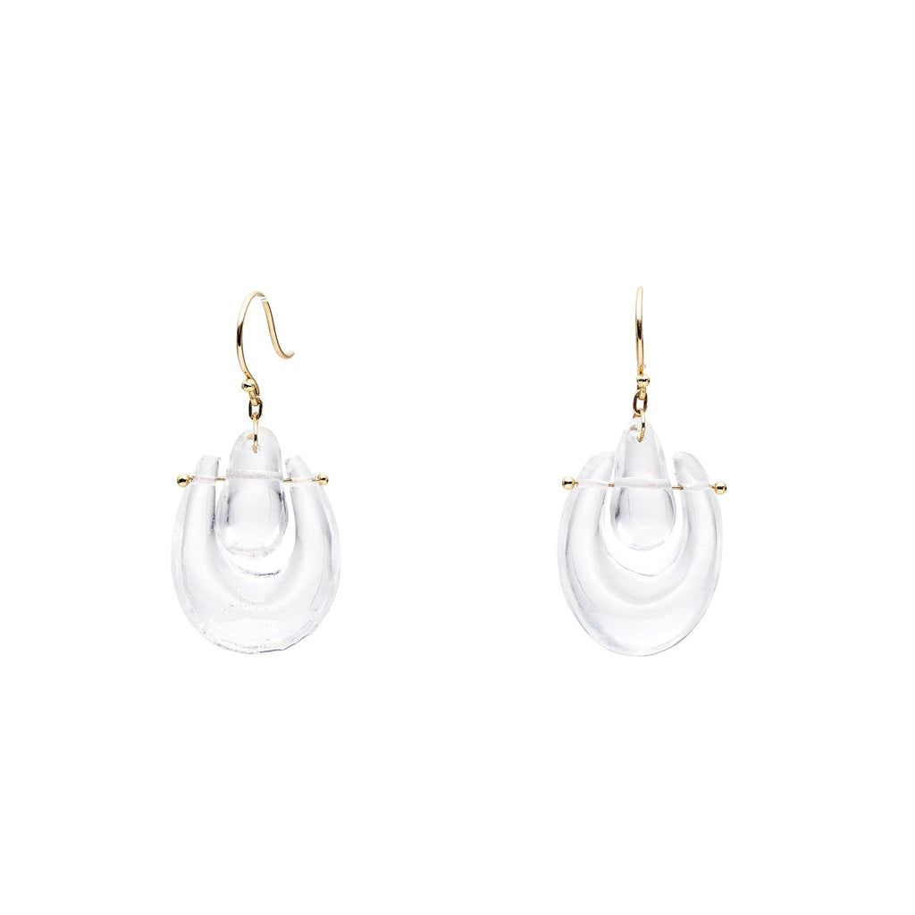 TenThousandThings 18k Small Crystal O'Keefe Earrings